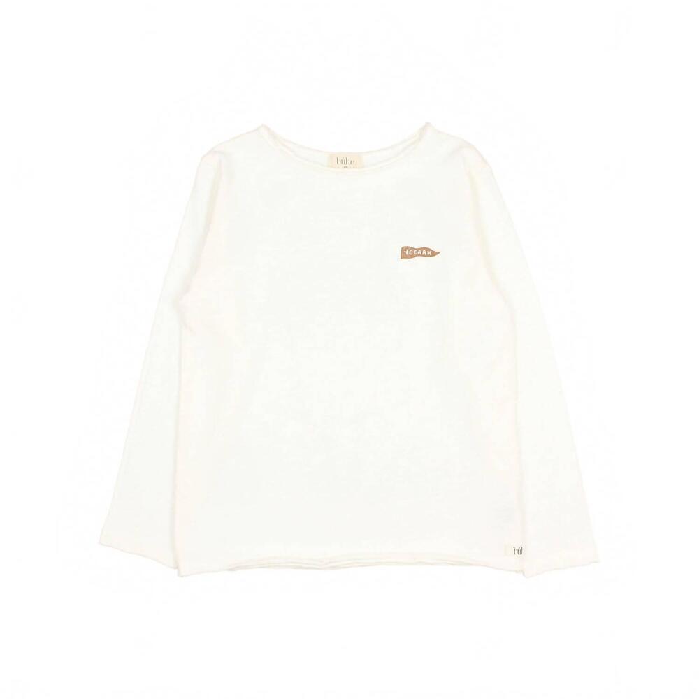 NEW BÚHO kid's bike shirt top in ecru